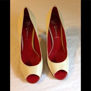 Jeffrey Campbell peep toe heels